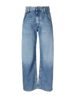 Relaxed-Fit Jeans 'Lila' Mittelblau