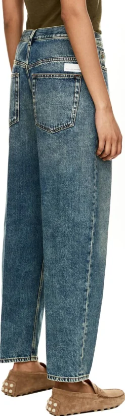 Relaxed-Fit Jeans 'Minerva' Mittelblau