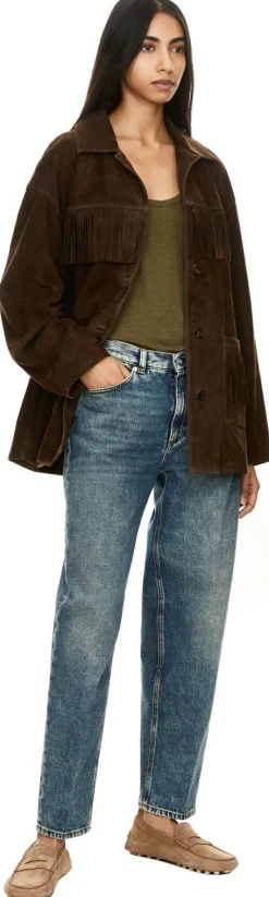 Relaxed-Fit Jeans 'Minerva' Mittelblau