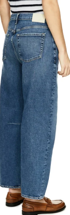 Relaxed-Fit-Jeans 'Miro' Mittelblau