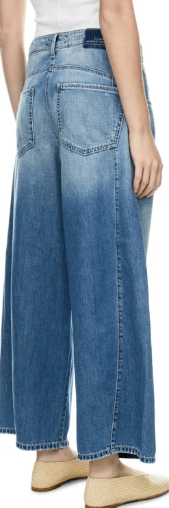 Relaxed-Fit Jeans 'Orla' Mittelblau