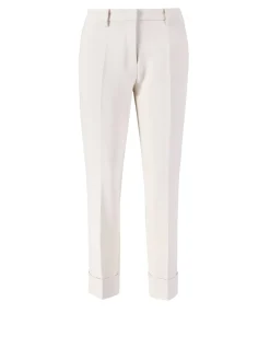 Relaxed-Fit Stoffhose 'Krystal' Crème