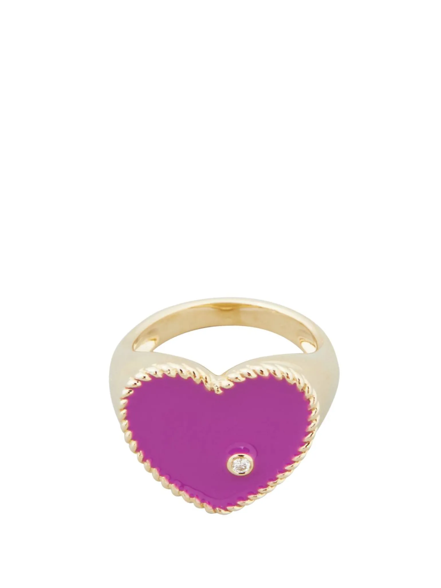 Ring 'Chevaliere Coeur' Violett