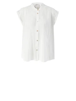 Ärmellose Bluse Weiß