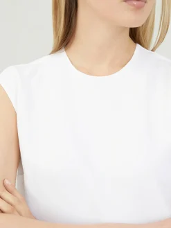 Ärmellose Bluse Weiß
