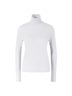 Rollkragenpullover 'Rockdale' aus Cashmere Silber