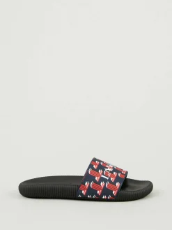 Sandalen 'Aprège' Marineblau/Rot