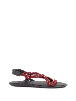 Sandalen in Rot