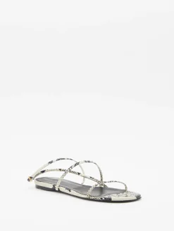 Sandalen 'Loop Flat' Beige
