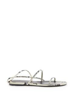 Sandalen 'Loop Flat' Beige