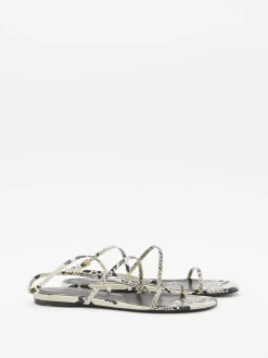 Sandalen 'Loop Flat' Beige