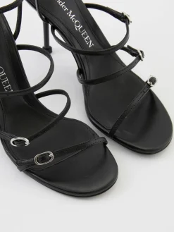 Sandalen mit Riemen Schwarz