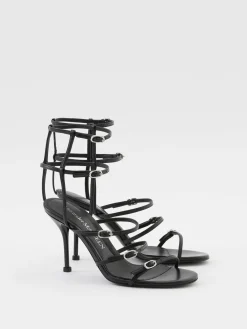 Sandalen mit Riemen Schwarz