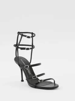 Sandalen mit Riemen Schwarz