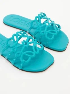 Sandalen Paula's Ibiza 'Petal Anagram' Türkis