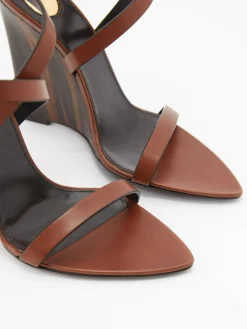 Sandalen 'Salomé' Dunkelbraun