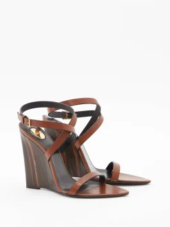 Sandalen 'Salomé' Dunkelbraun