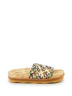 Sandalen 'Wavy' Beige/Multi