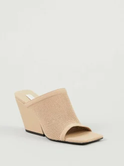 Sandalette 'Mesh Knitted Mat' Beige