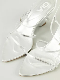 Sandaletten 'Gia 26' Silber