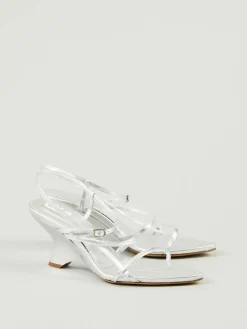 Sandaletten 'Gia 26' Silber