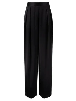 Satinhose Schwarz