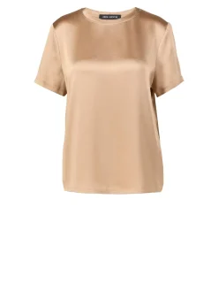 Satin-Shirt 'Avalon' Camel