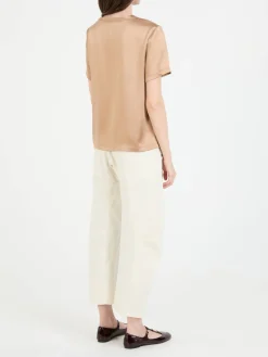 Satin-Shirt 'Avalon' Camel