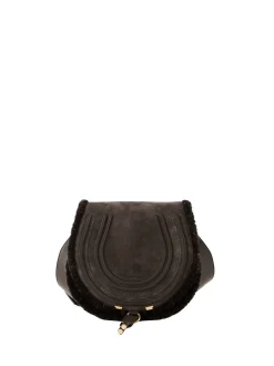 Satteltasche 'Marcie' mit Lammfellbesatz Kohl Brown