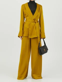 Schimmernde Jacke mit Kapuze Vert Mousse