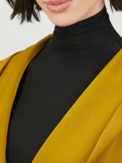 Schimmernde Jacke mit Kapuze Vert Mousse
