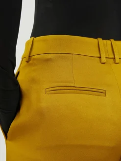 Schimmernde Stoffhose Vert Mousse