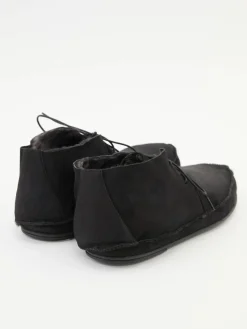 Schnürschuhe 'Tyler' aus Veloursleder Schwarz