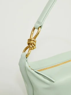 Schultertasche 'Hobo Knot' New Sauge