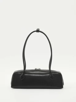Schultertasche 'Le Teckel Medium' Schwarz