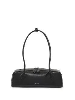 Schultertasche 'Le Teckel Medium' Schwarz