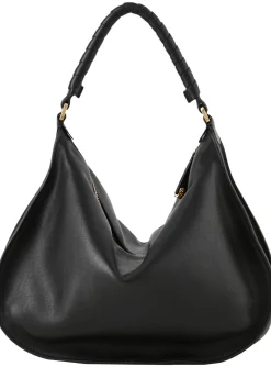 Schultertasche 'Marcie Hobo' Schwarz