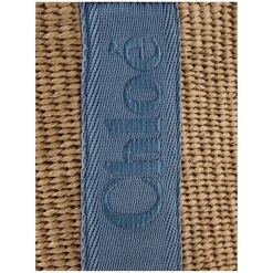 Schultertasche 'Medium Woody Basket' Ashes Blue