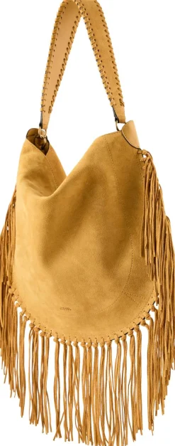 Schultertasche 'Oskan Hobo Soft' Gelb