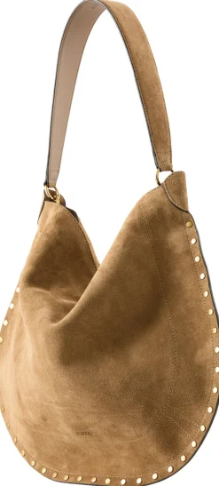 Schultertasche 'Oskan Hobo Soft' Taupe