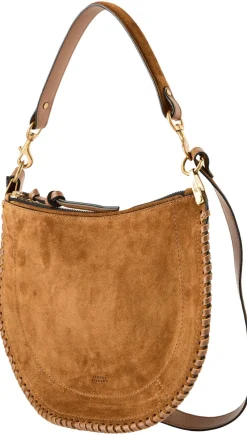 Schultertasche 'Oskan Soft Zip' Cognac