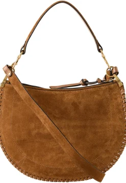 Schultertasche 'Oskan Soft Zip' Cognac