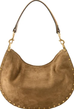 Schultertasche 'Oskan Soft Zip' Taupe