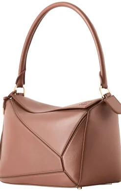 Schultertasche Paula's Ibiza ‘Puzzle Featherlight Medium’ Pecan