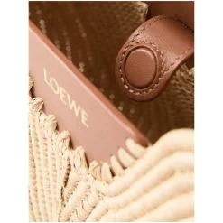 Schultertasche Paula's Ibiza 'Swing Medium' Natural/Tan