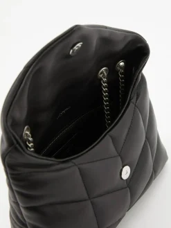 Schultertasche 'Puffer Toy' Schwarz