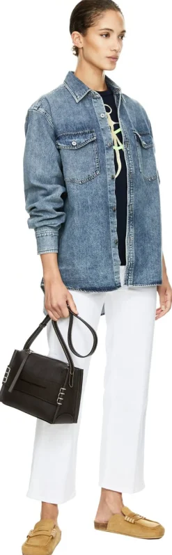 Schultertasche 'Small Messenger Loafer' Dunkelbraun