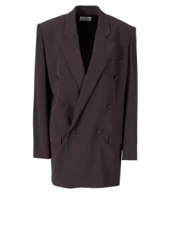 Seidenblazer Braun