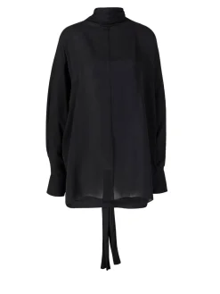 Seidenbluse 'Bex' Schwarz