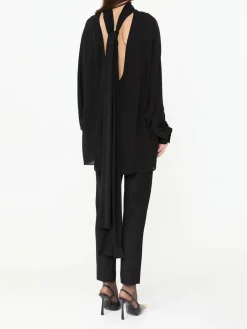 Seidenbluse 'Bex' Schwarz
